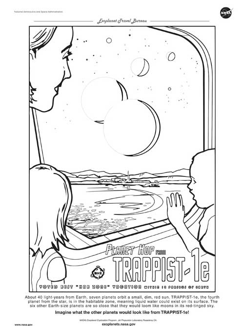 Download our exoplanet coloring pages and colorwith â exoplanet exploration planets beyond our solar system