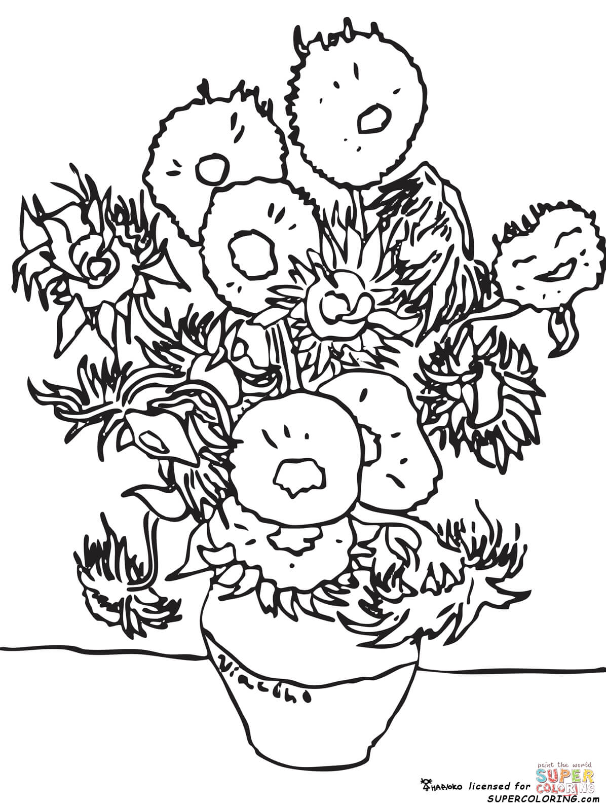 Famous painting colouring pages be a fun mum