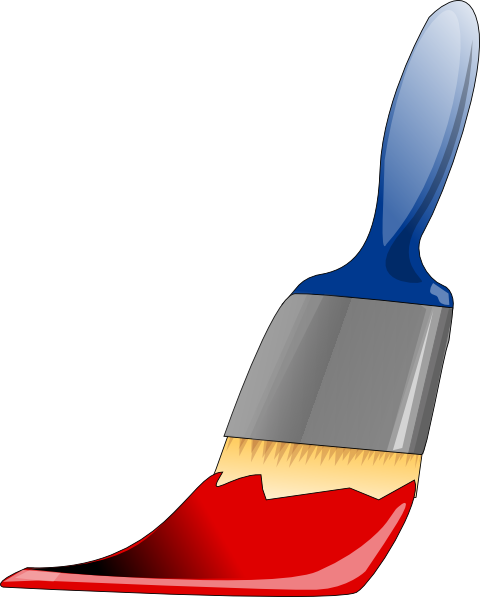 Paintbrush coloring page