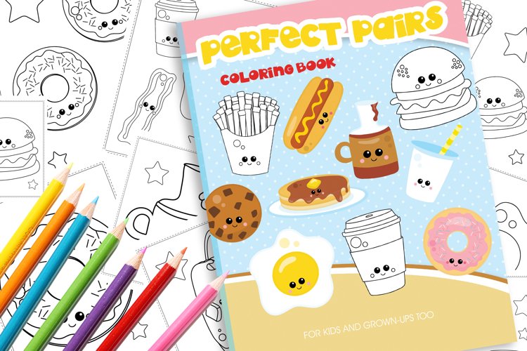 Perfect pair coloring book coloring pages colouring