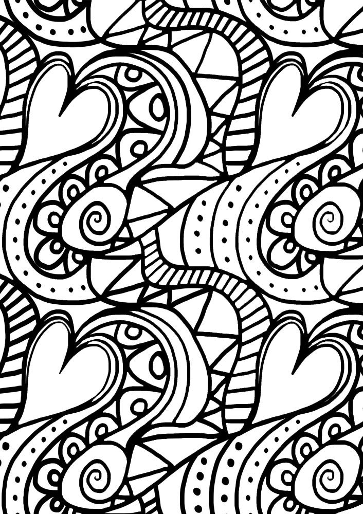 Heart paisley louring rooftop post printables