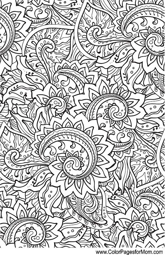 Whimsical paisley coloring page paisley coloring pages pattern coloring pages coloring pages