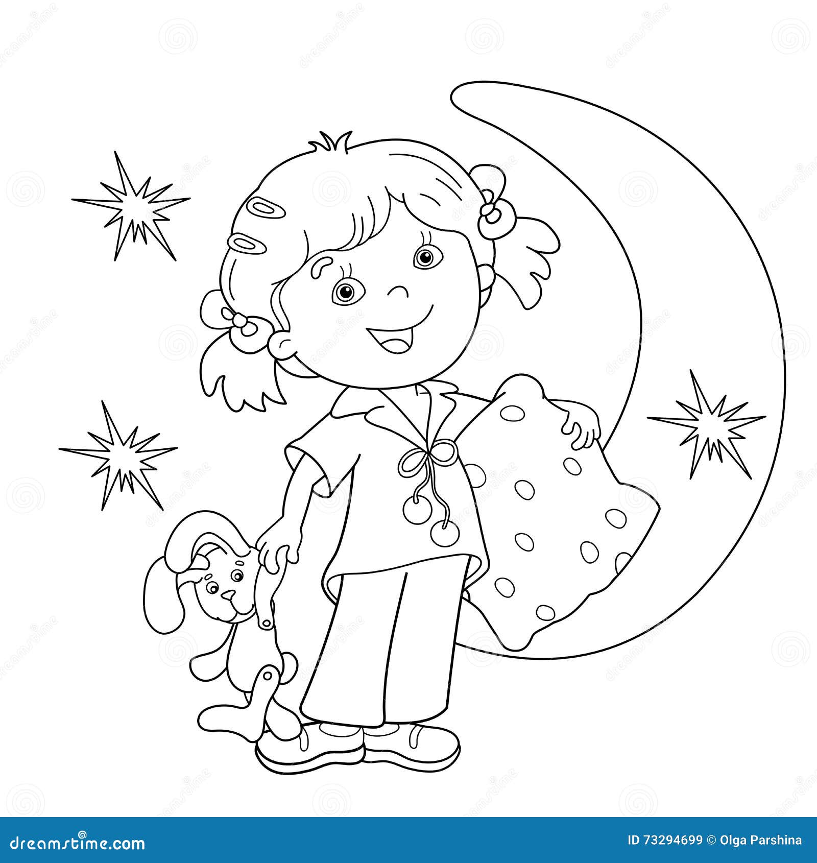 Pajamas coloring stock illustrations â pajamas coloring stock illustrations vectors clipart