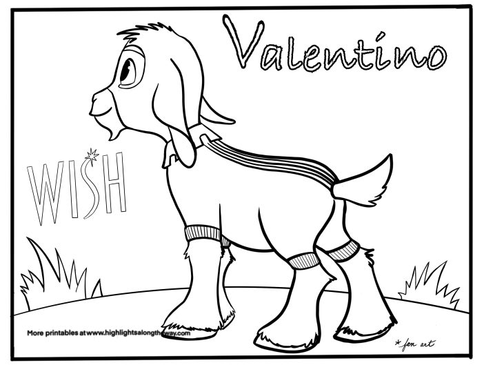 Wish coloring pages