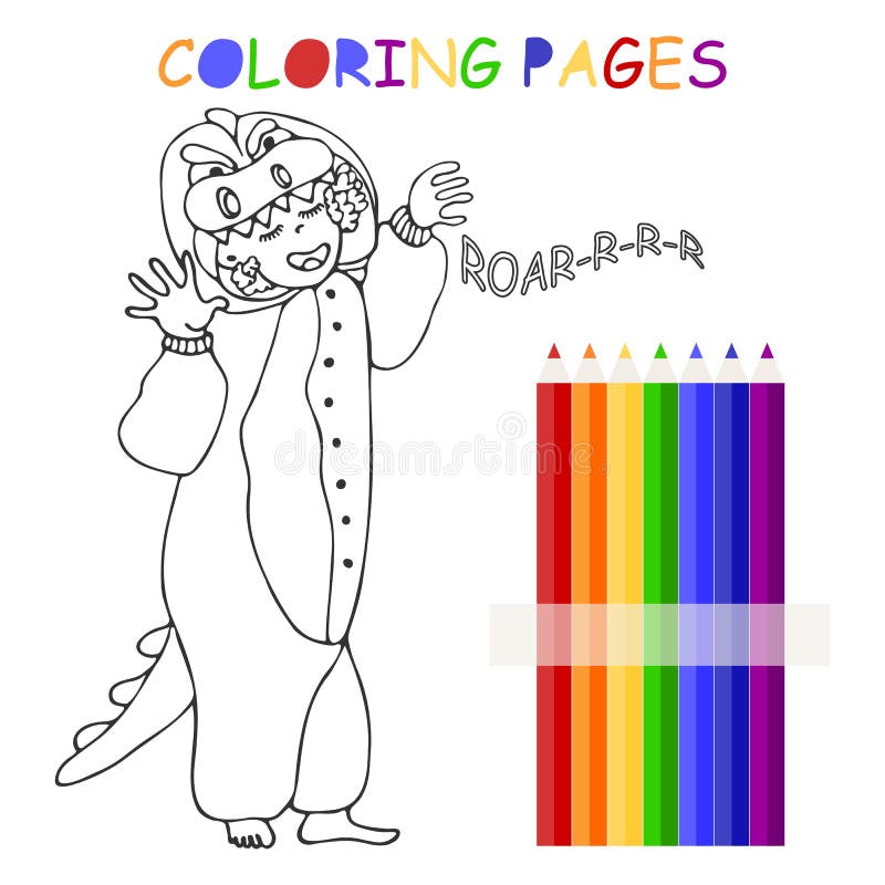 Pajamas coloring page stock illustrations â pajamas coloring page stock illustrations vectors clipart