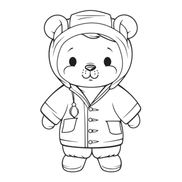 Pajama coloring book png transparent images free download vector files