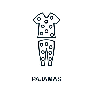 Pajama outline art png transparent images free download vector files