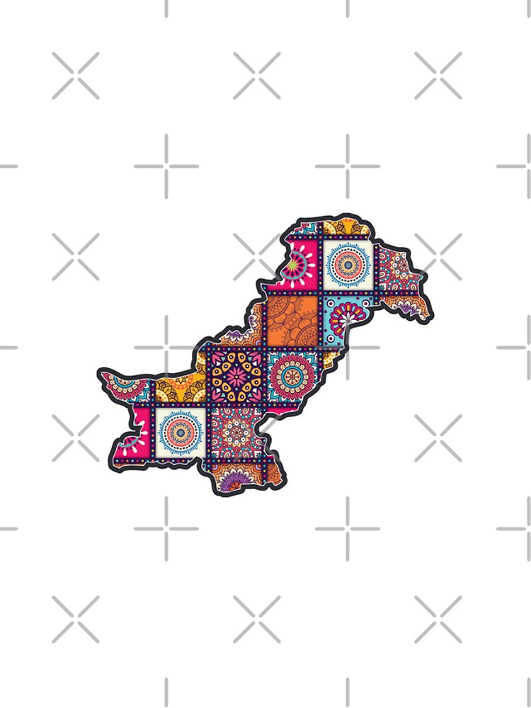 Pakistani map with truck art iphone case for sale by maliksonij