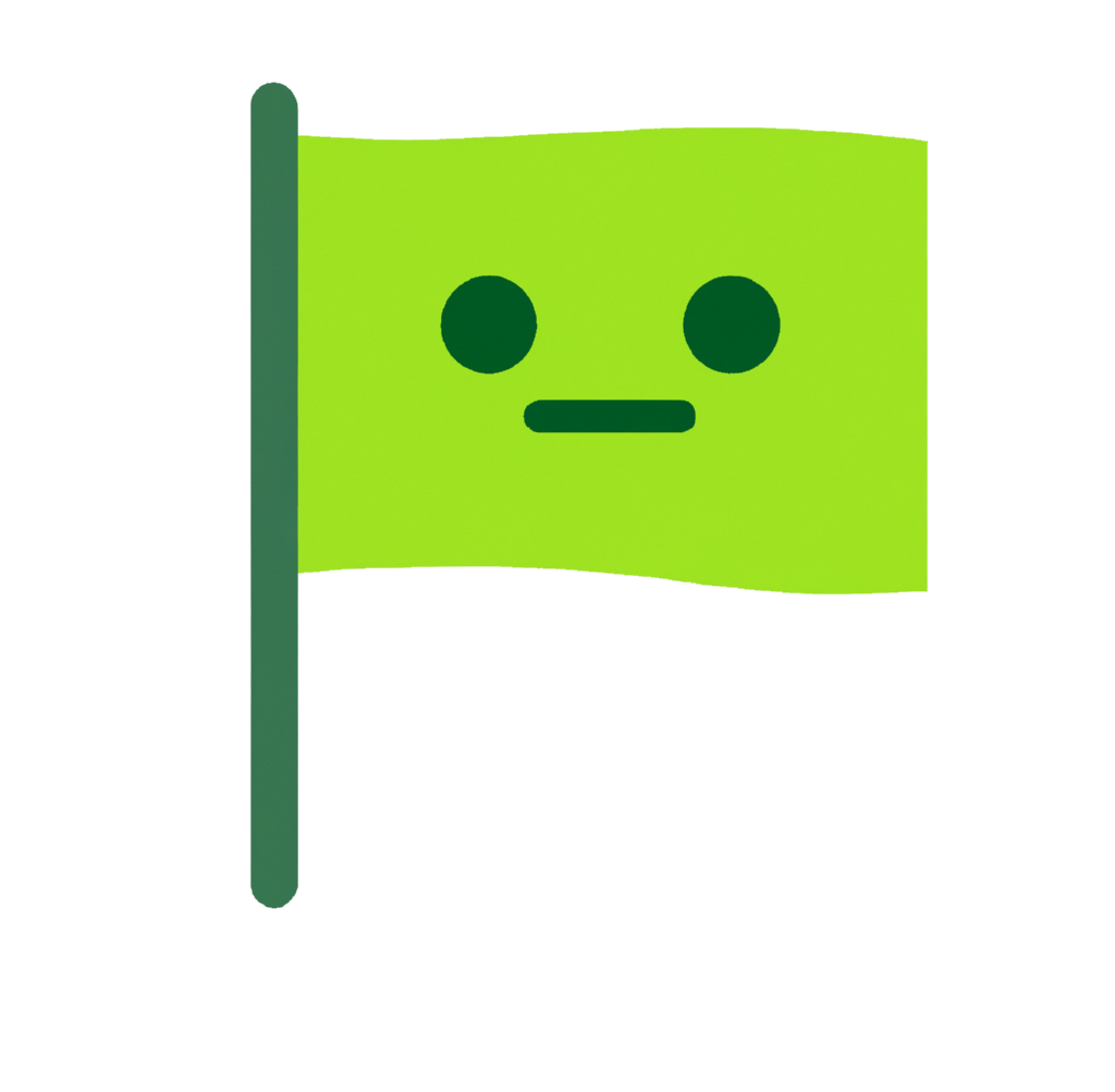 Green flag emoji other flag emojis contains green color