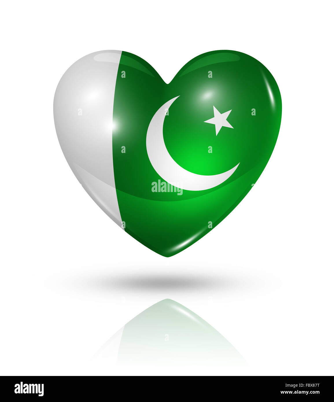 Love pakistan heart flag icon hi