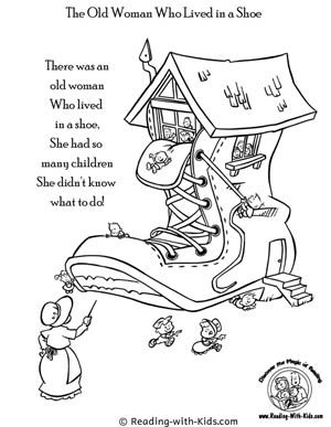 Nursery rhym coloring pag nursery rhym rhym homonyms words