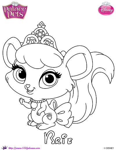 Free princess palace pets coloring page of brie â