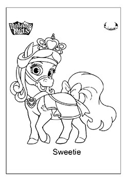 Discover the joy of coloring with the princess palace pets coloring pages pdf