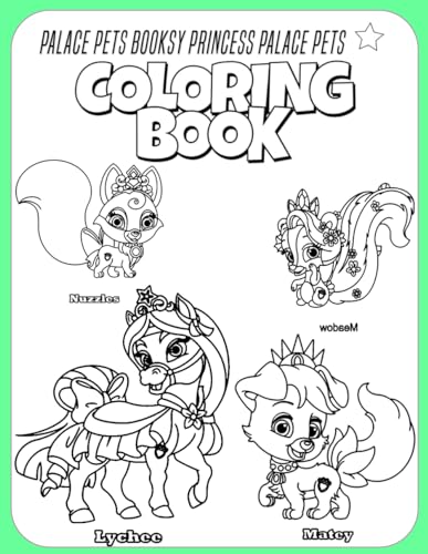 Palace pets booksy princess palace pets coloring book by over fun cute style