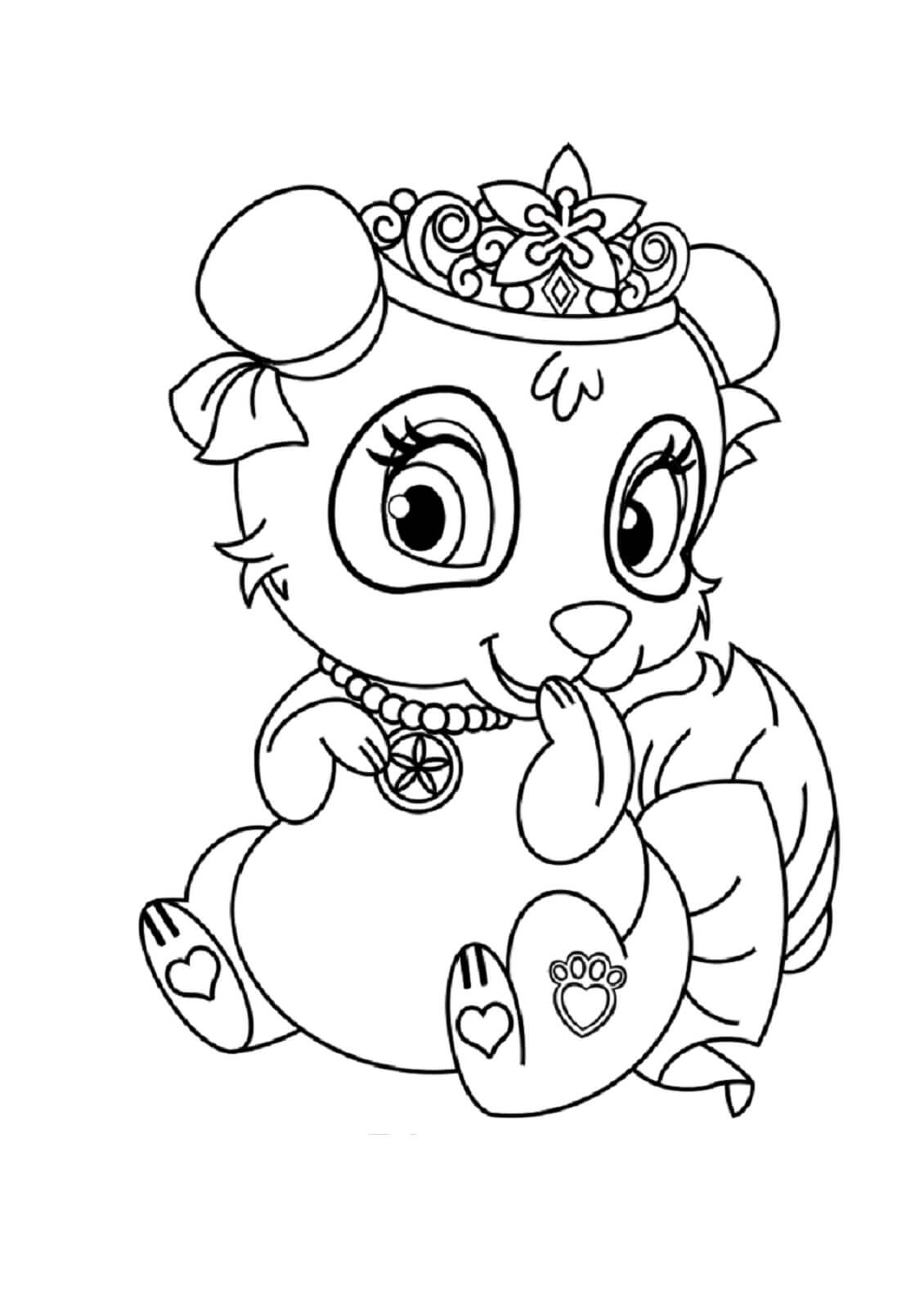 Palace pets blossom coloring page