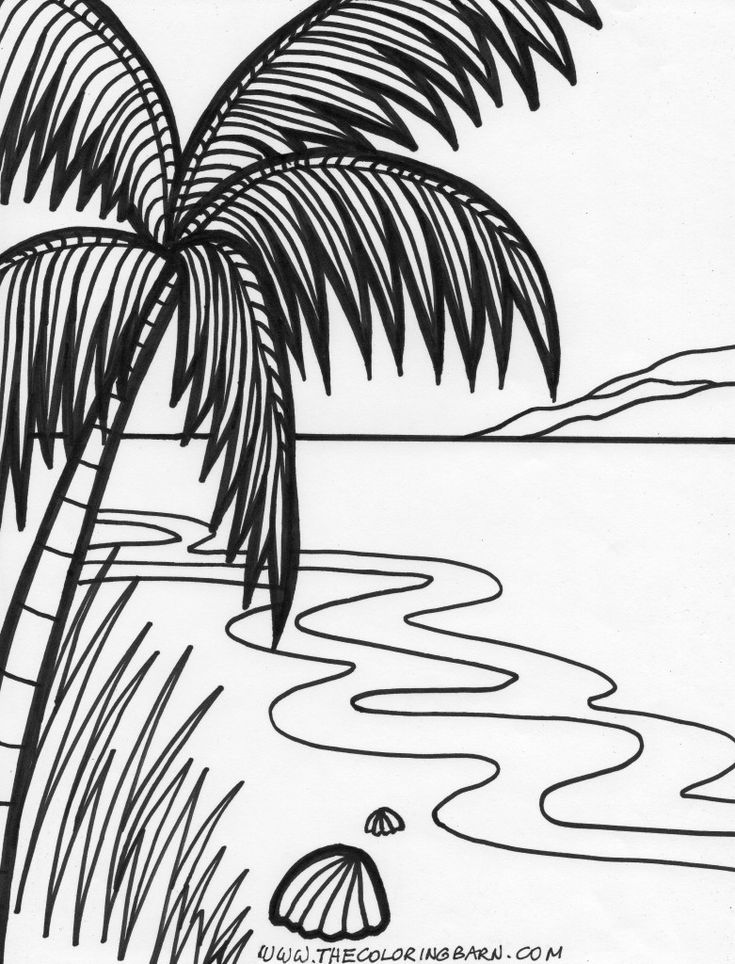 Island tide coloring page beach coloring pages adult coloring pages ocean coloring pages