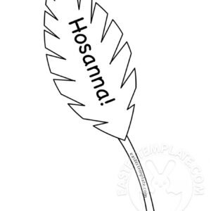 Palm leaf coloring pages printable for free download