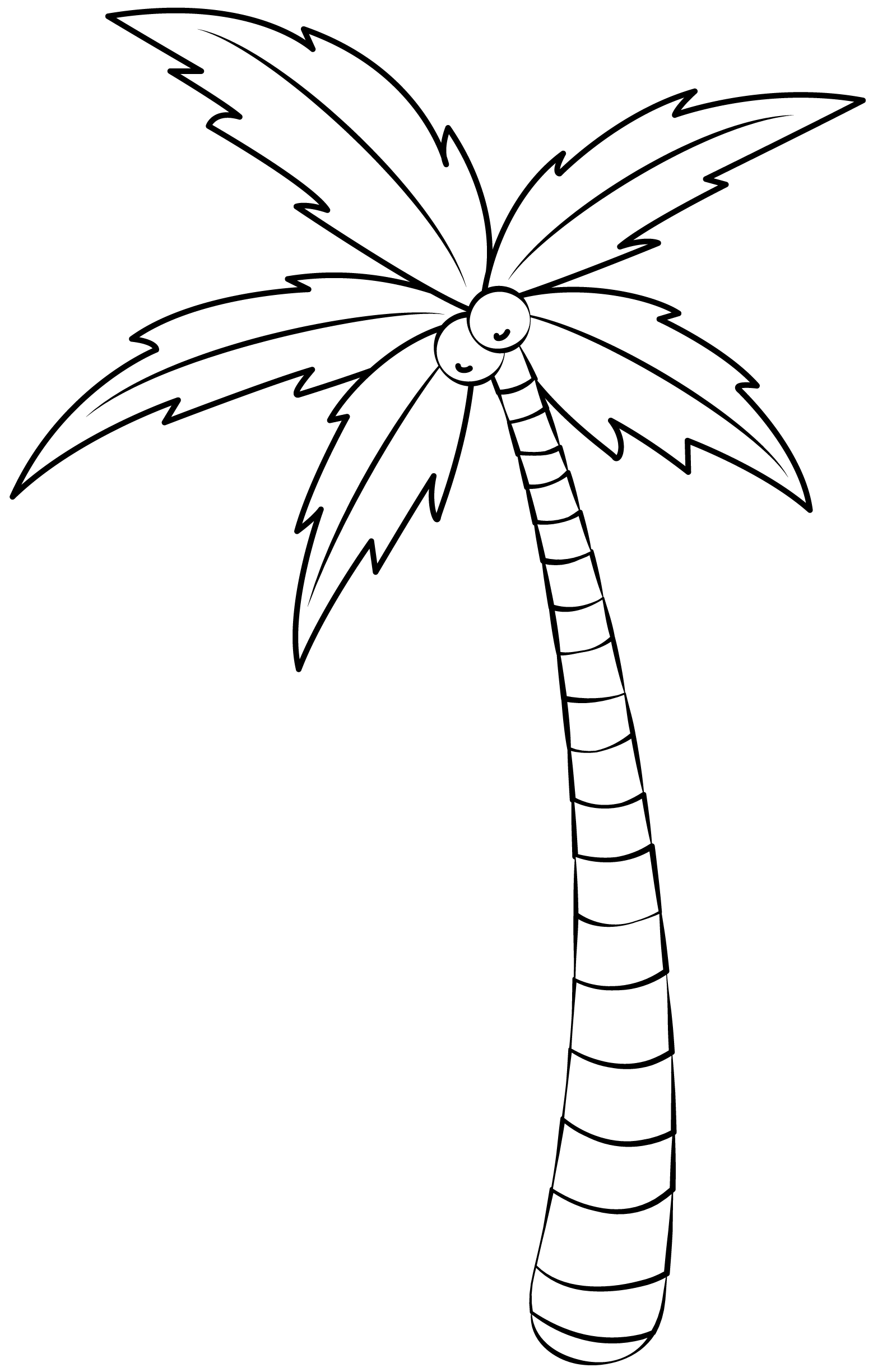 Free printable palm branch template