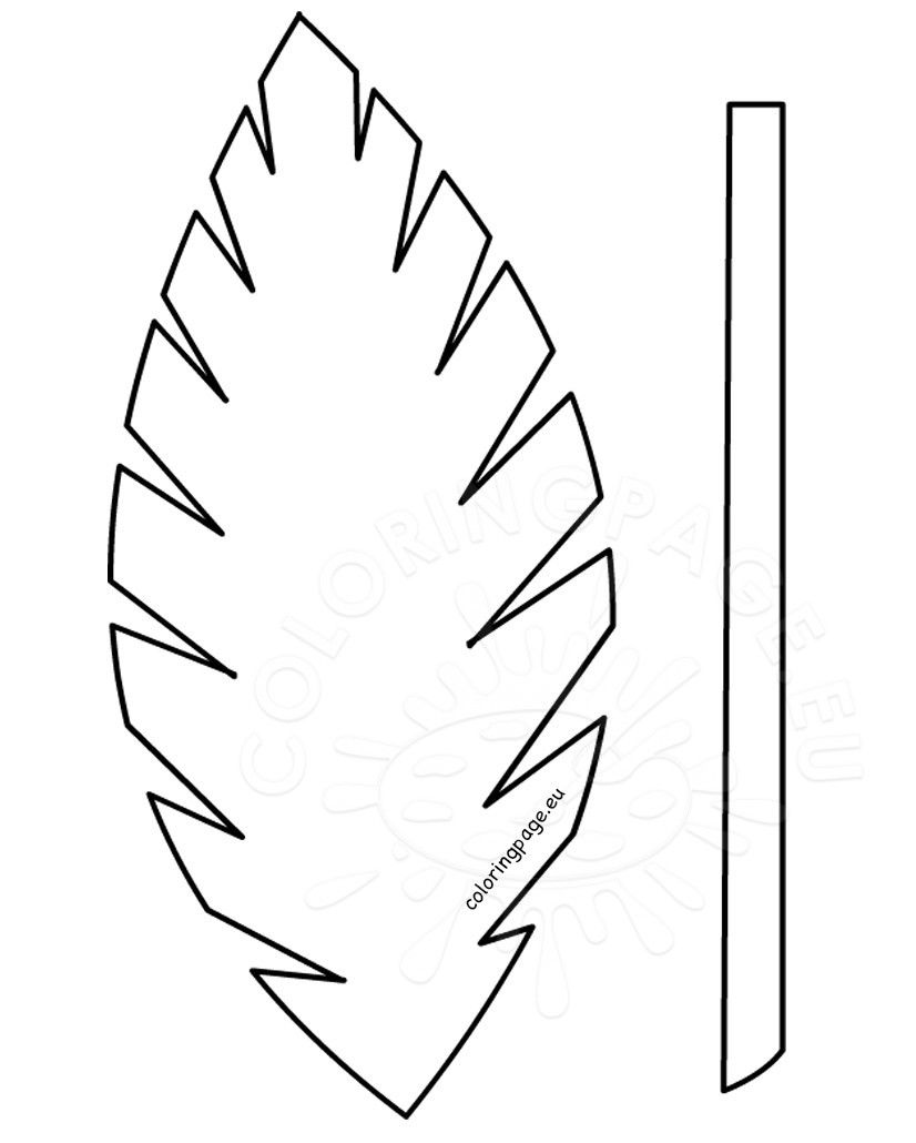 Lifetime leaf cut out templates palm template printable vastuuonminun templates para impressão enfeites de papel festa tropical