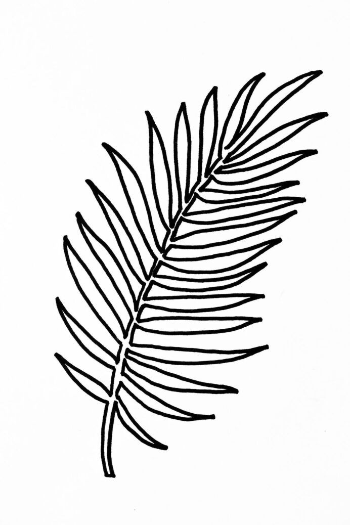 Leaves coloring pages pdf for kids