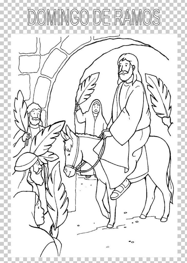 Palm sunday coloring book easter child bible png clipart angle black and white catholicism christianity coloring