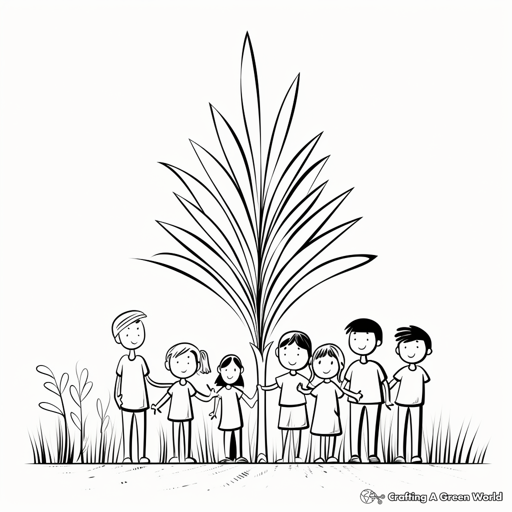 Palm sunday coloring pages