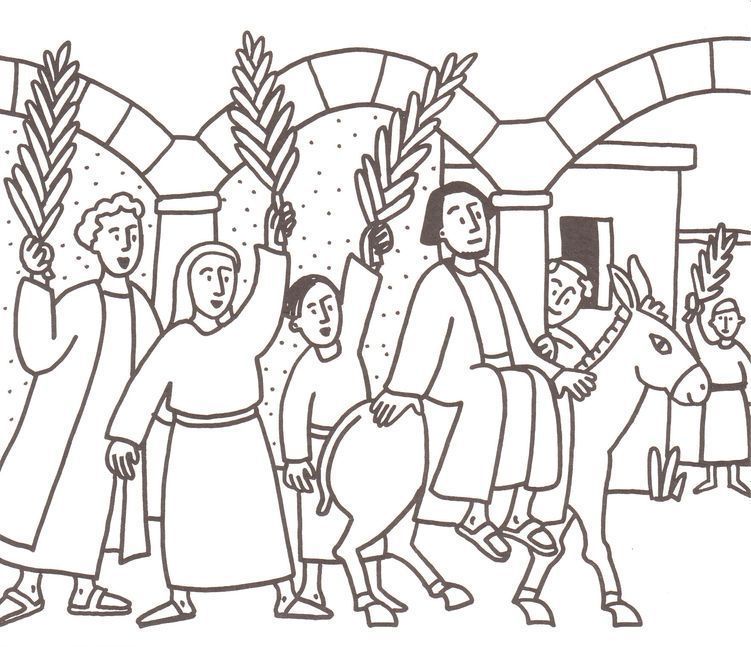 Download or print this amazing coloring page palm sunday colouring pages page palm sunday coloring pages sunday school coloring pages