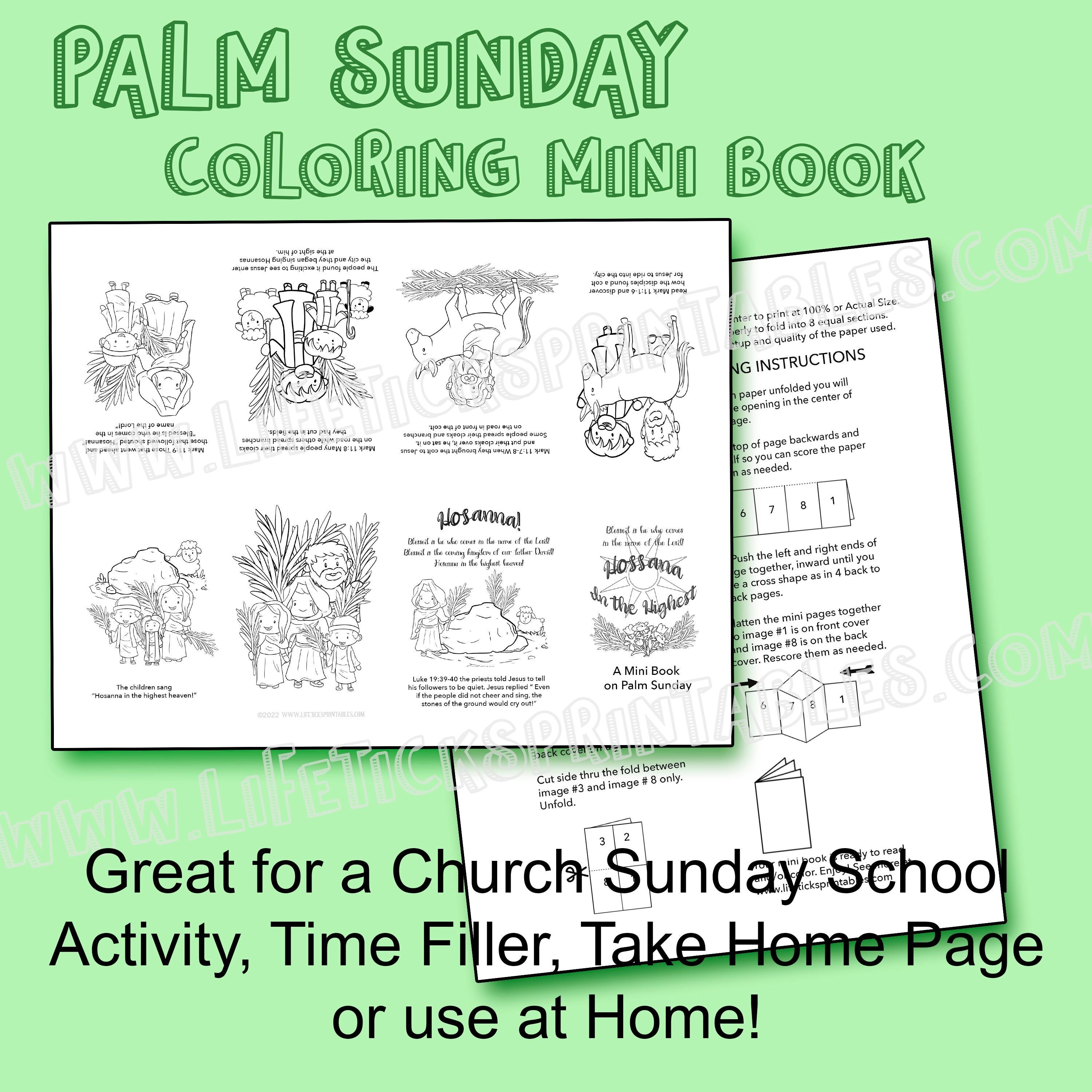 Holy week coloring