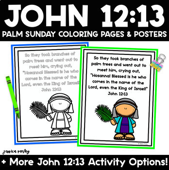 John activity palm sunday coloring pages and posters christian bible