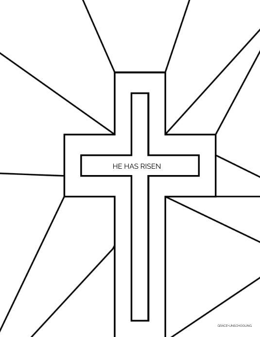 Palm sunday coloring worksheets template