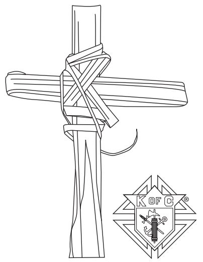 Knights of columbus on x though most of us wont be able to go to church this weekend you and your kids can still mark palm sunday by coloring your own palm