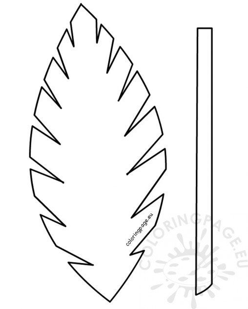 Easter template palm leaf sunday school lesson sketch coloring page palm sunday crafts leaf template printable palm sunday