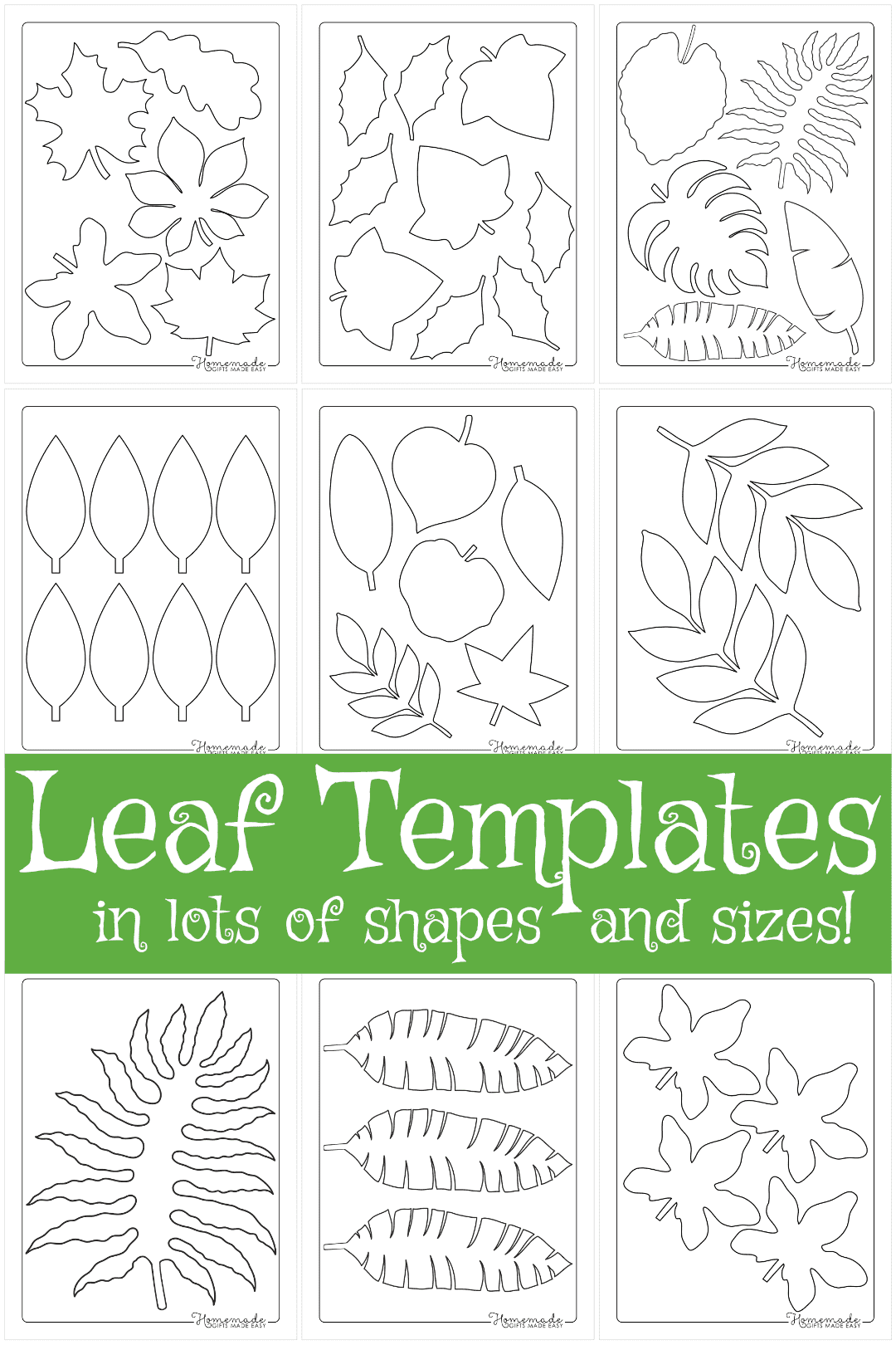 Free leaf templates