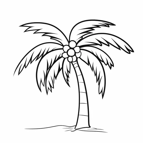 Ðï simple palm tree