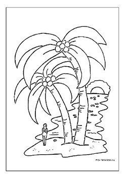 Printable palm tree coloring pages collection explore natures wonders p