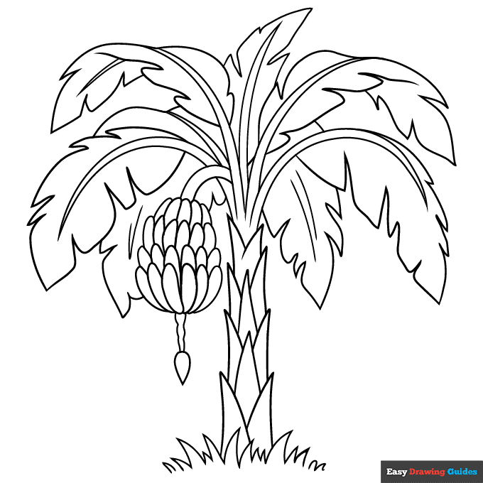 Free printable tree coloring pages for kids