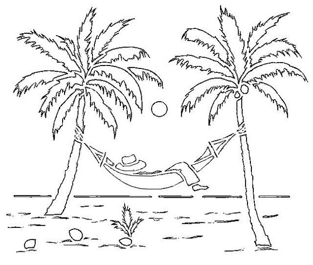 Swaying palm tree coloring page tree coloring page beach coloring pages palm tree pictures