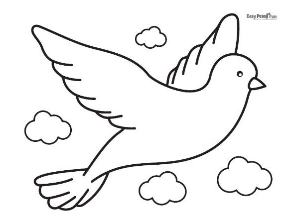 Printable bird coloring pages