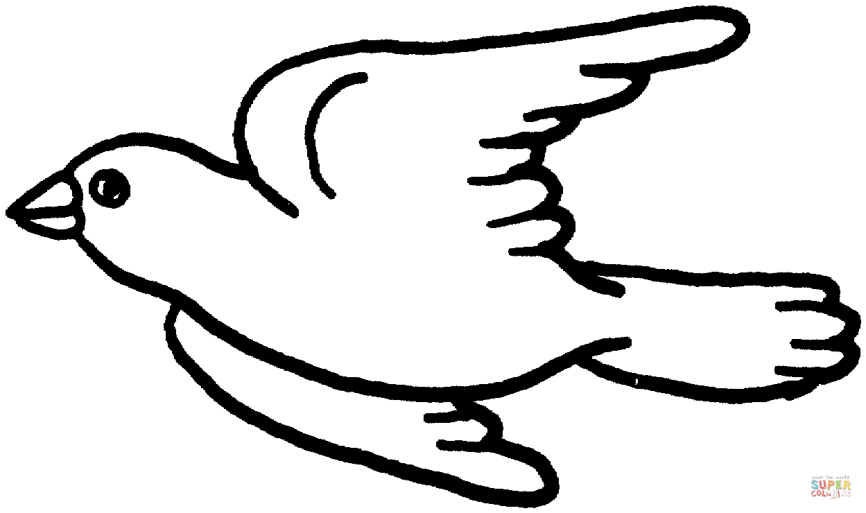 White dove coloring page free printable coloring pages