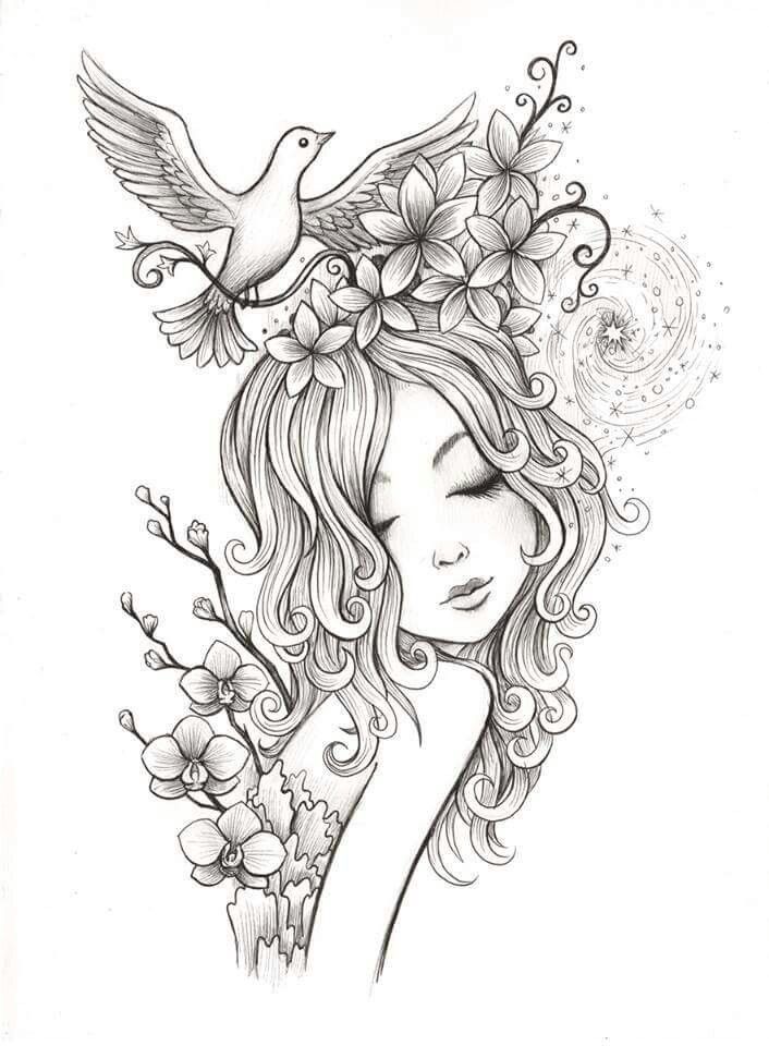 Paloma adult coloring pages fairy coloring pages coloring pages