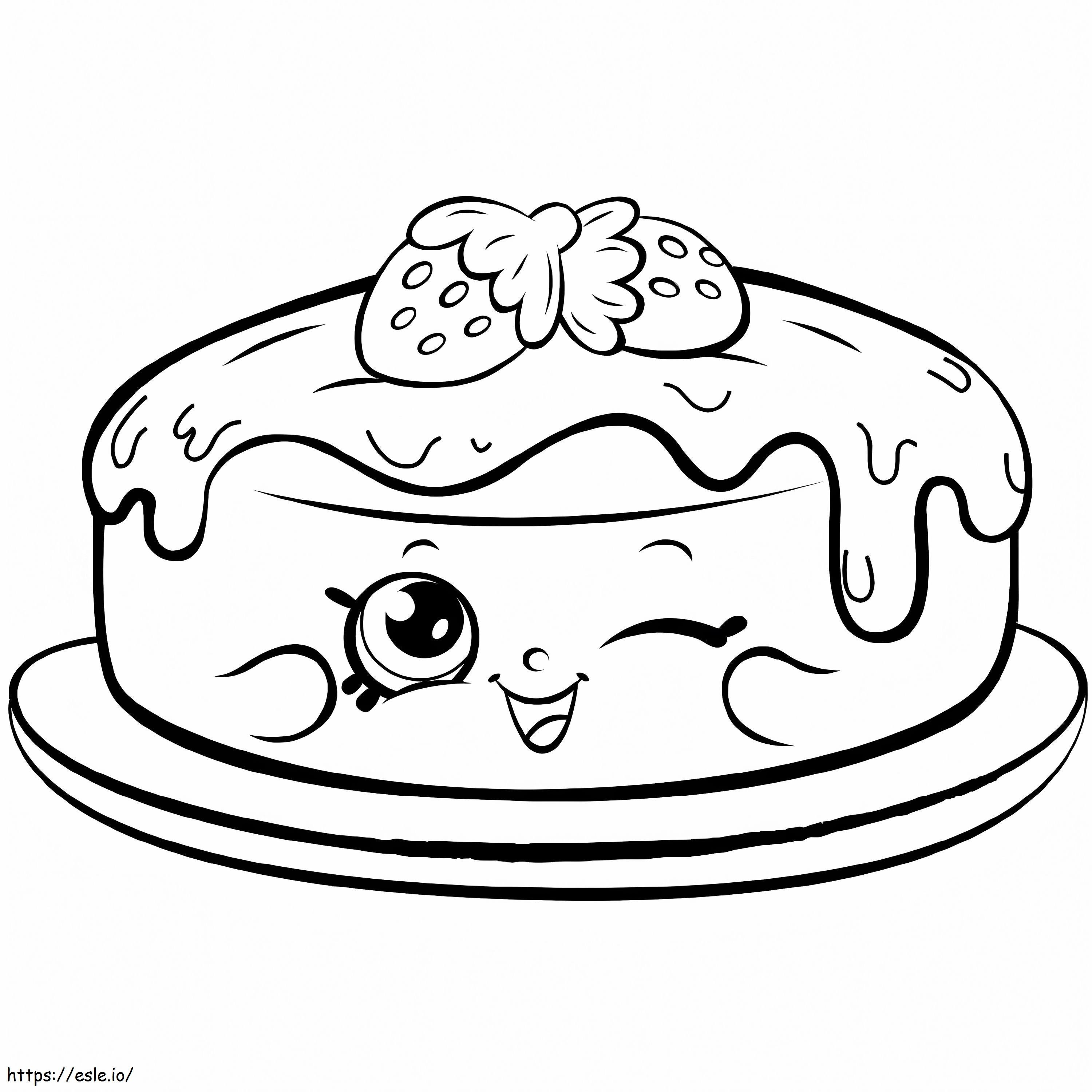 Frans pancake shopkin coloring page