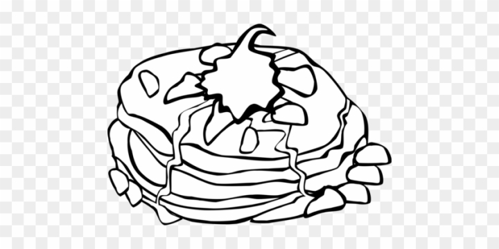 Free breakfast pancake coloring book food group