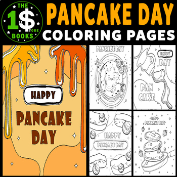 Happy pancake day coloring pages february holiday coloring sheets