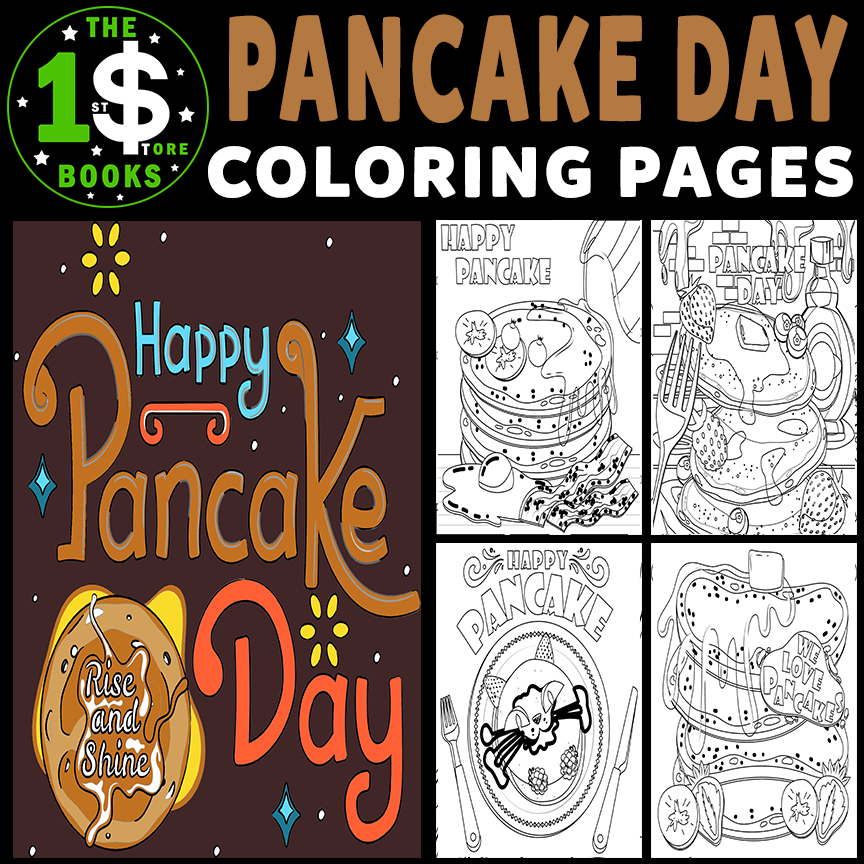 Happy pancake day coloring pages february holiday coloring sheets made by teachers