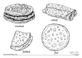 Pancake day louring pages