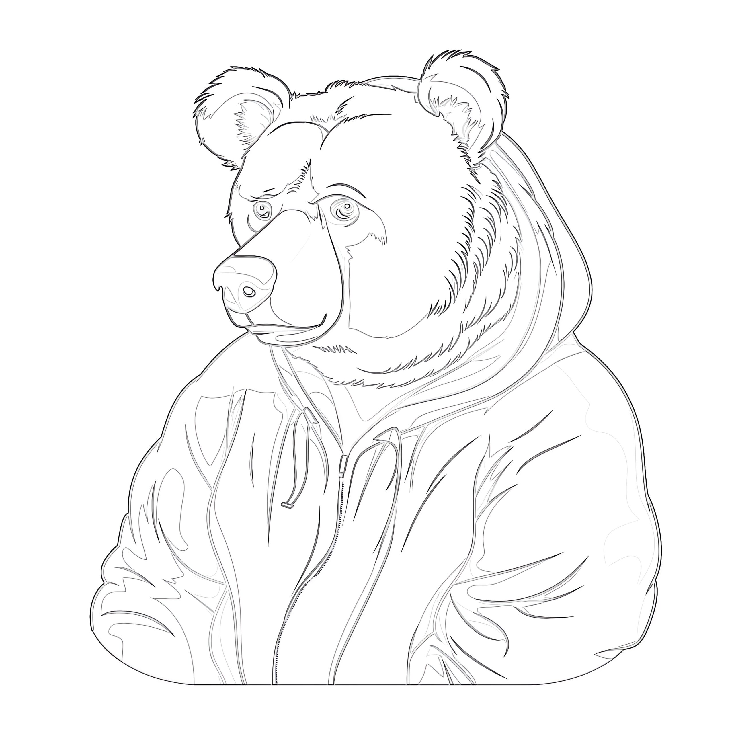 Free bear coloring page coloring pages mimi panda