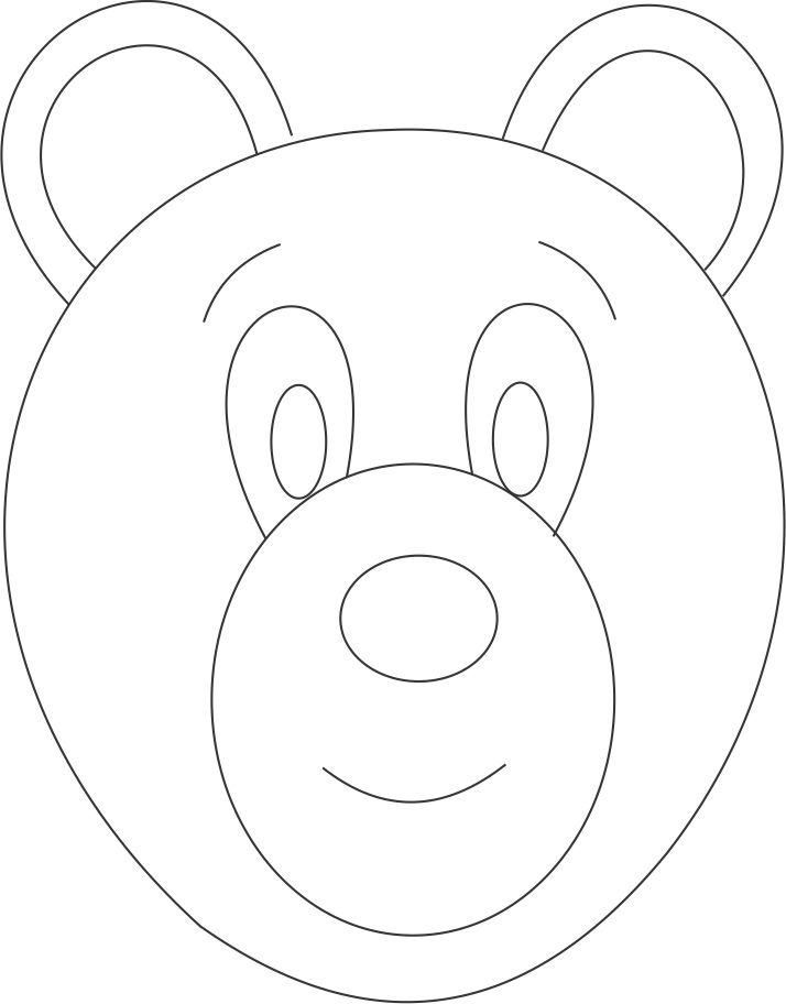 Bear mask printable coloring page for kids panda coloring pages coloring pages coloring pages for kids