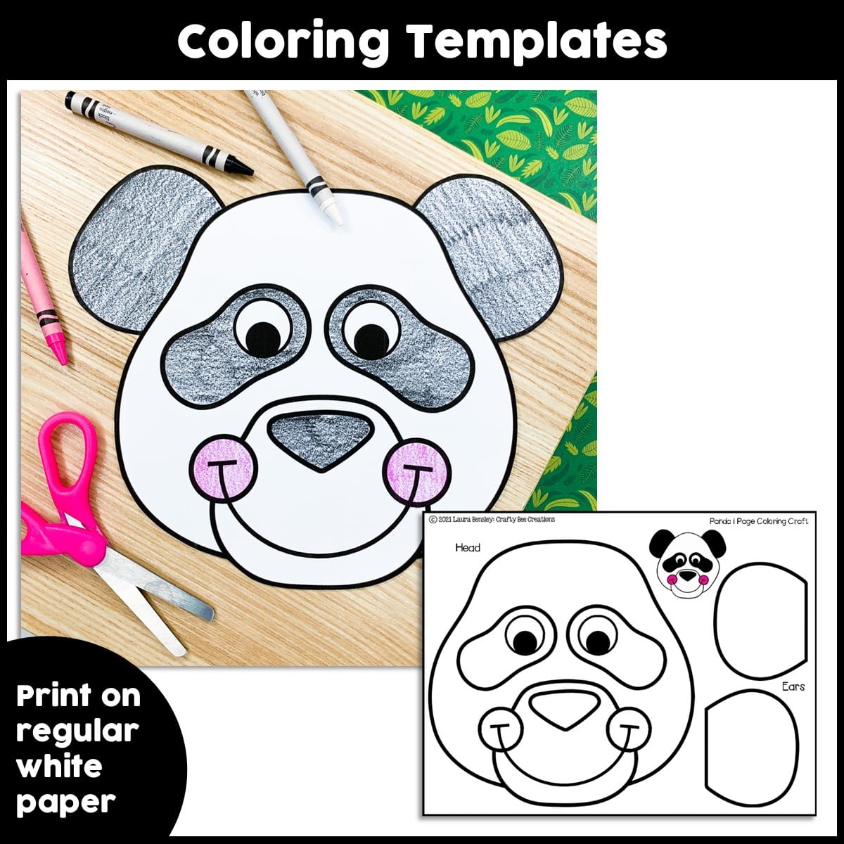 Panda craft activity