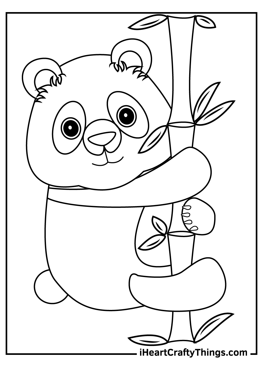 Giant panda coloring pages updated