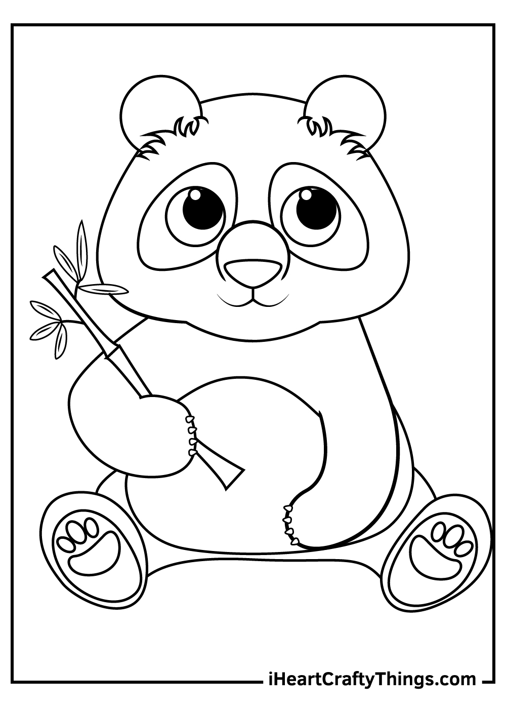 Giant panda coloring pages updated